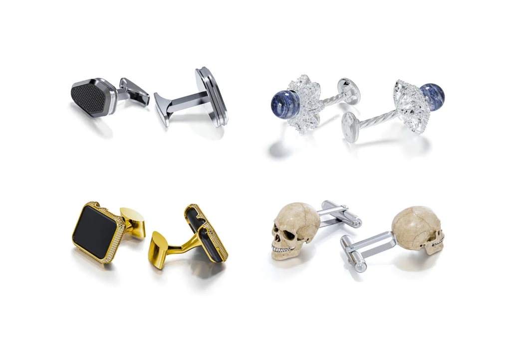 themed cufflinks examples